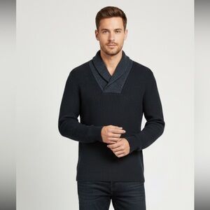 Emporio Armani Navy Knit Sweater 54